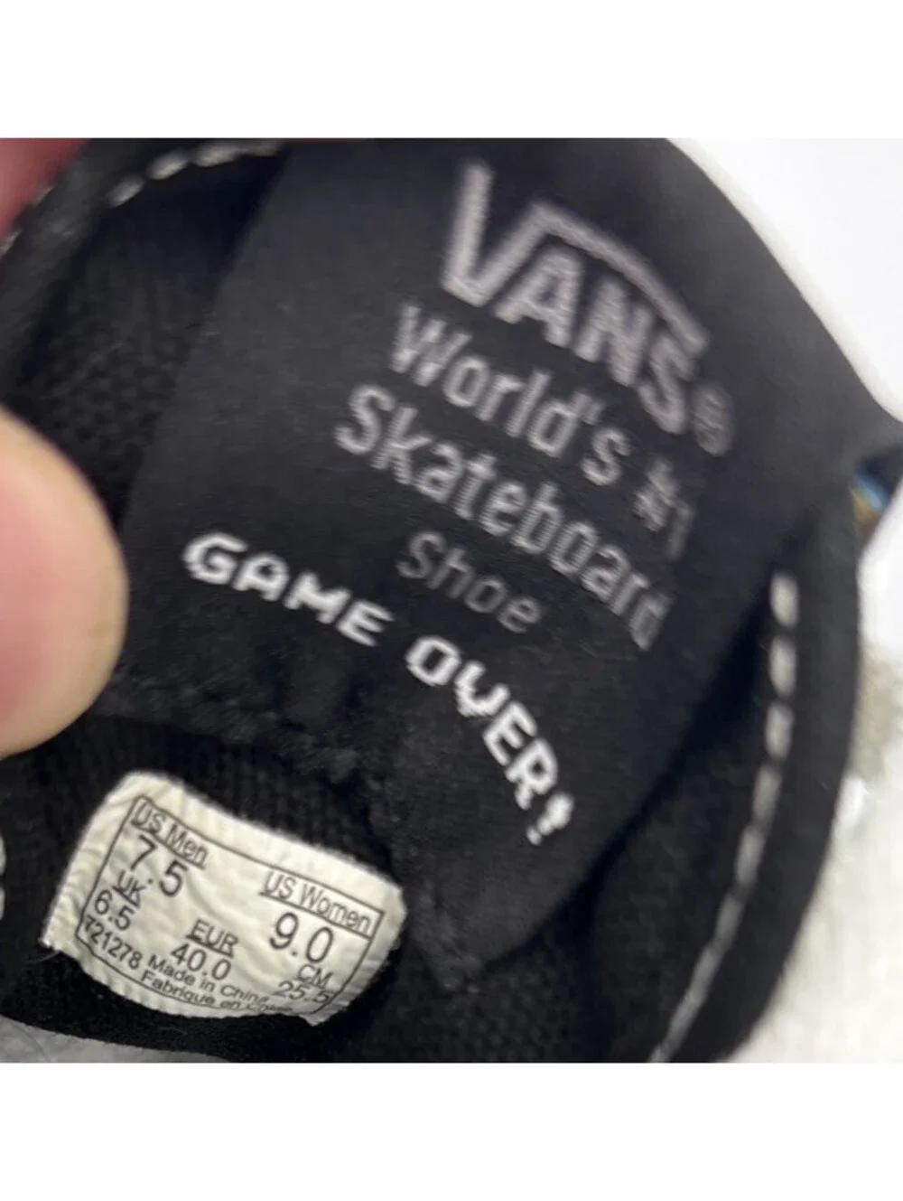 Nintendo x Vans Mario & Friends Era Super Mario Sneakers M7.5 W9